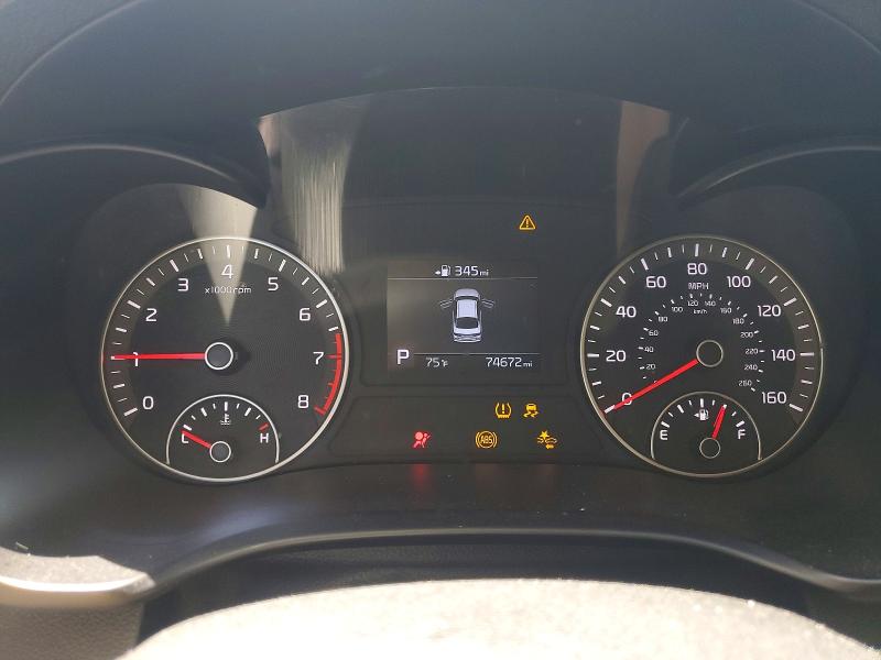 2020 Kia Optima VIN 5XXGT4L3XLG413999 COPART salvage auction — VANDALISM, Ca - Salvage Certificate, sold $3,250 on 2026-07-08 (photo 9)