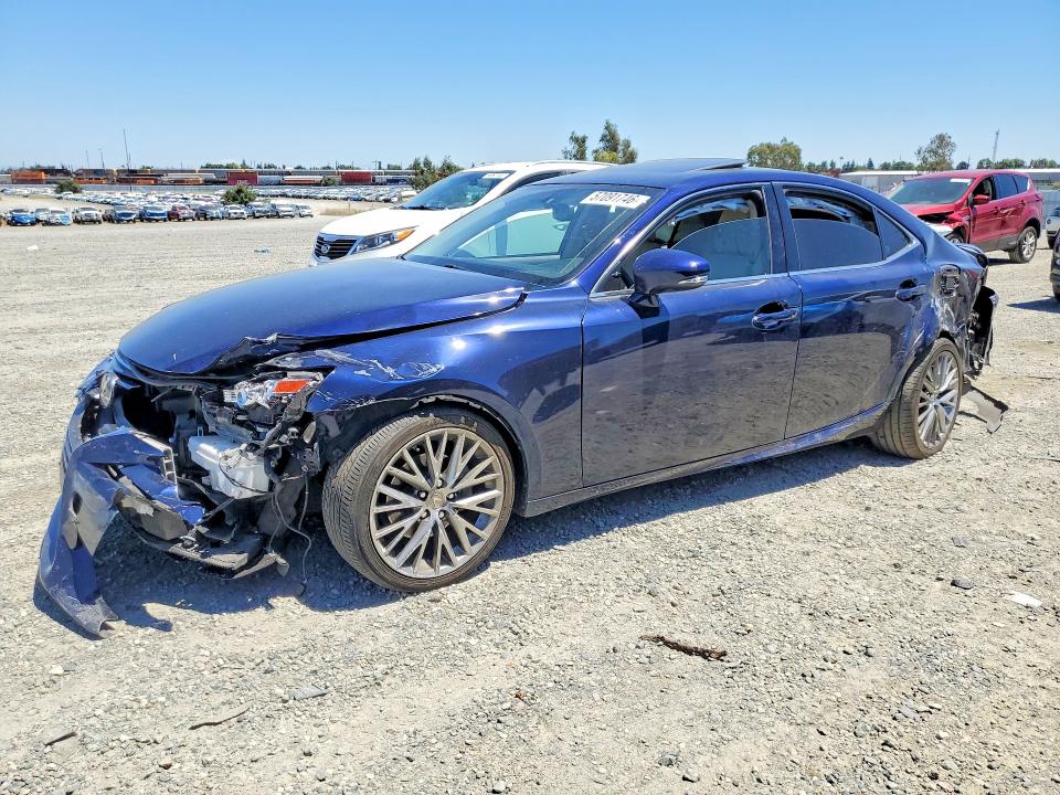 2015 Lexus Is 250 VIN JTHBF1D25F5060536 COPART salvage auction — FRONT END, Ca - Salvage Certificate, sold $400 on 2026-07-21 (photo 1)
