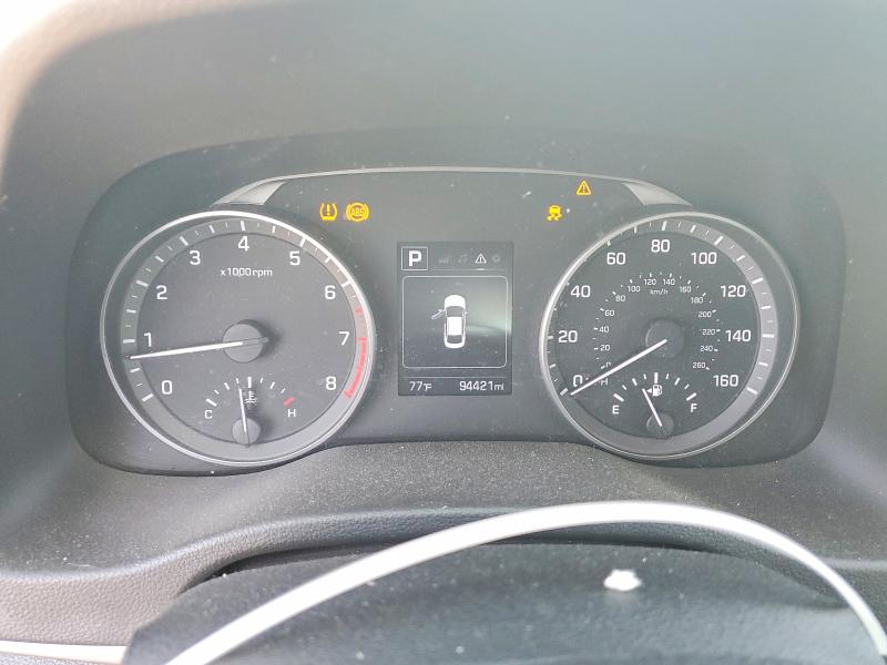 2018 Hyundai Elantra VIN KMHD84LF5JU599713 COPART salvage auction — FRONT END, Tx - Salvage Vehicle Title, sold $2,450 on 2026-07-10 (photo 9)