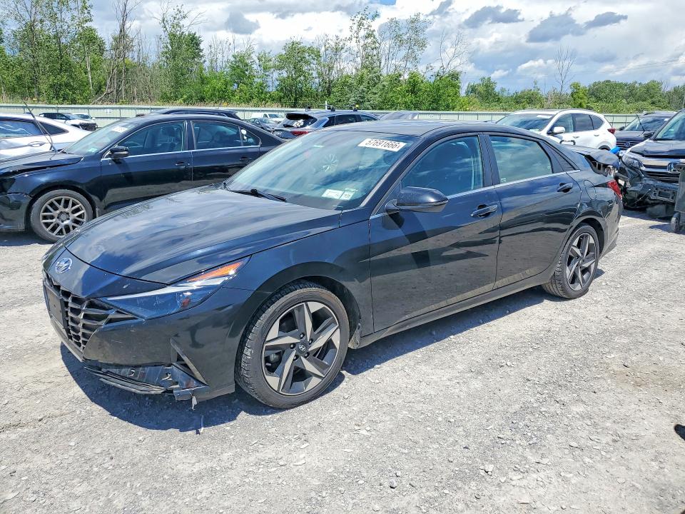 2022 Hyundai Elantra VIN KMHLP4AG7NU293886 COPART salvage auction — REAR END, Ny - Mv-907A Salvage Certificate, sold $4,600 on 2026-07-20 (photo 1)