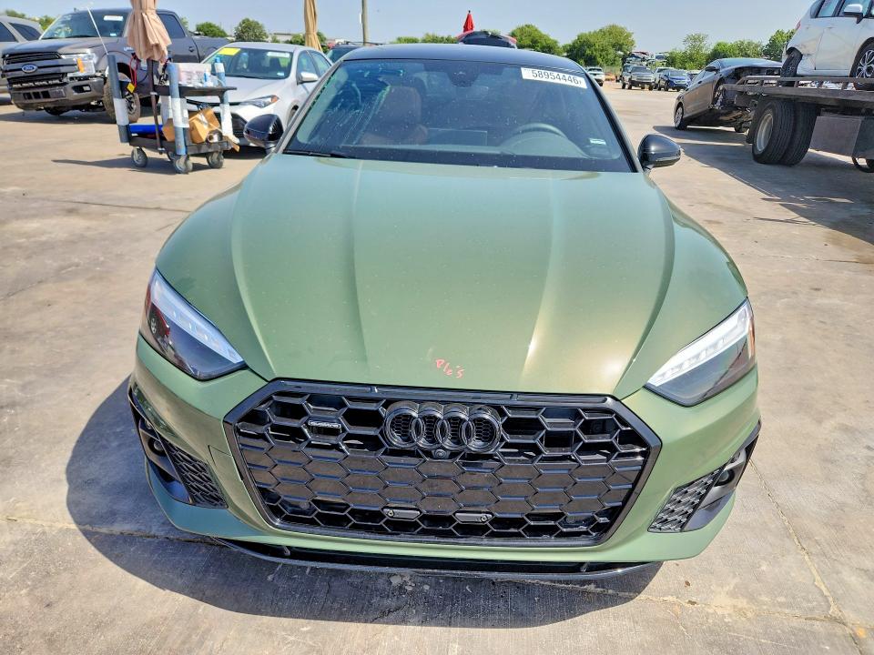 2023 Audi A5 VIN WAUFACF53PA030199 COPART salvage auction — WATER/FLOOD, TX - SALVAGE TITLE-FLOOD DAMAGE, sold $4,600 on 2026-07-30 (photo 5)