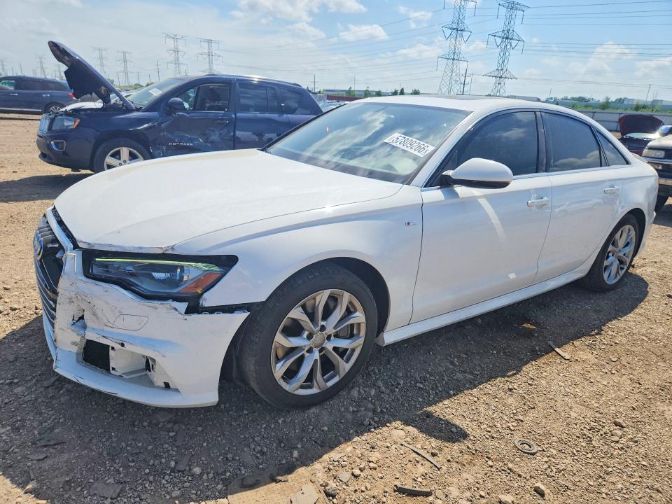 2017 Audi A6 VIN WAUD8BFC6HN115804 COPART salvage auction — FRONT END, Il - Salvage Certificate, sold $2,350 on 2026-07-30 (photo 1)