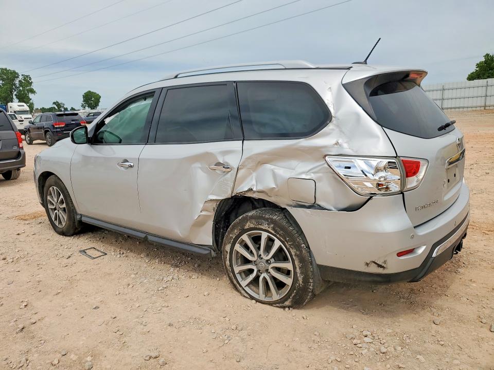 2015 Nissan VIN 5N1AR2MN8FC624918 COPART salvage auction — SIDE, Tx - Salvage Vehicle Title, sold $1,100 on 2026-07-02 (photo 2)