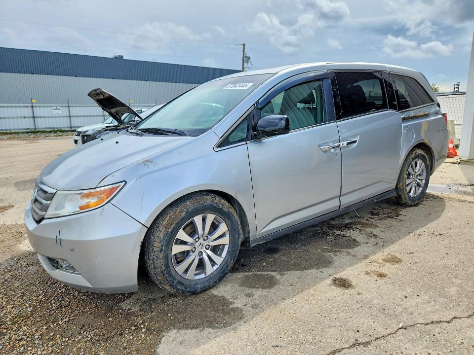 2013 Honda Odyssey VIN 5FNRL5H66DB507822 COPART salvage auction — SIDE, Ab - Bos - Salvage, sold $4,450 on 2026-07-09 (photo 1)