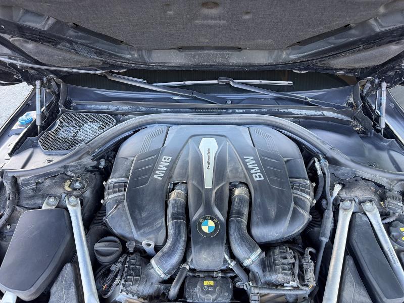 2019 BMW 7 series VIN WBA7F2C56K8240643 COPART salvage auction — NORMAL WEAR, Pa - Reconstructed Clean (P), sold $19,700 on 2026-07-27 (photo 6)