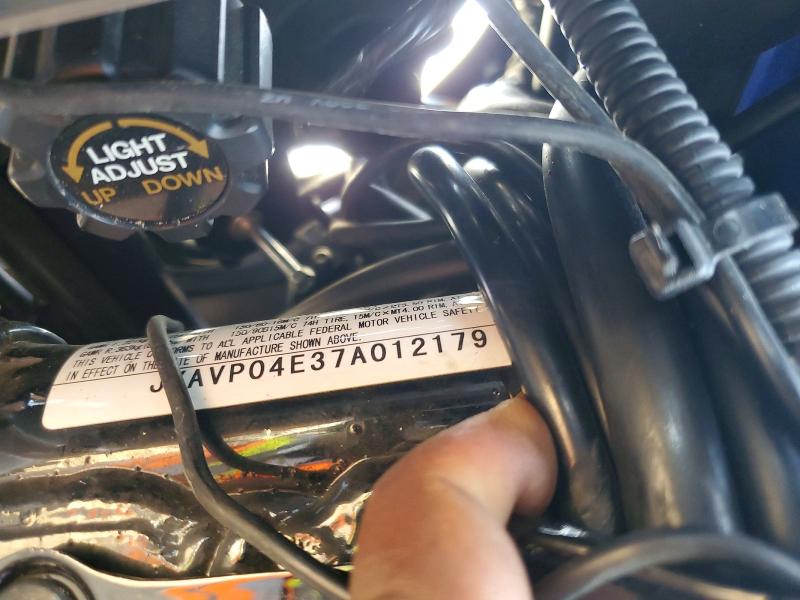 2007 Yamaha Xvz13 tf VIN JYAVP04E37A012179 COPART salvage auction — FRONT END, Ga - Cert Of Title-Salvage, sold $1,700 on 2026-07-24 (photo 9)