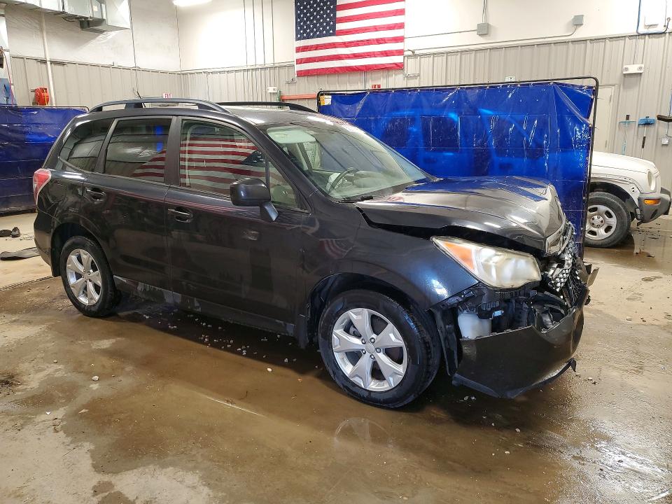 2014 Subaru Forester VIN JF2SJAEC8EH422266 COPART salvage auction — FRONT END, Wy - Certificate Of Title, sold $1,850 on 2026-07-25 (photo 4)