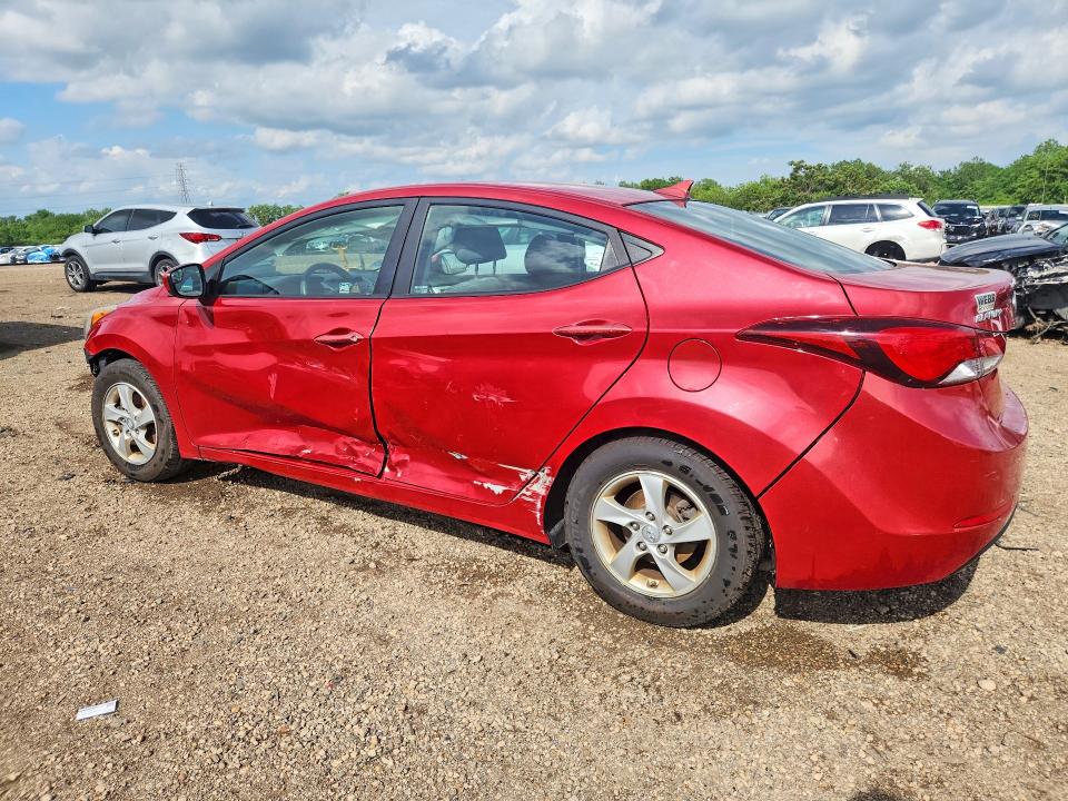 2014 Hyundai Elantra VIN KMHDH4AE2EU158153 COPART salvage auction — SIDE, Il - Salvage Certificate, sold $400 on 2026-07-29 (photo 2)