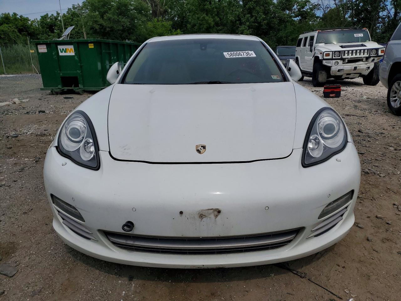 2013 Porsche Panamera VIN WP0AA2A78DL016816 COPART salvage auction — Mechanical, VA - CERTIFICATE OF TITLE, sold $4,950 on 2026-07-03 (photo 5)
