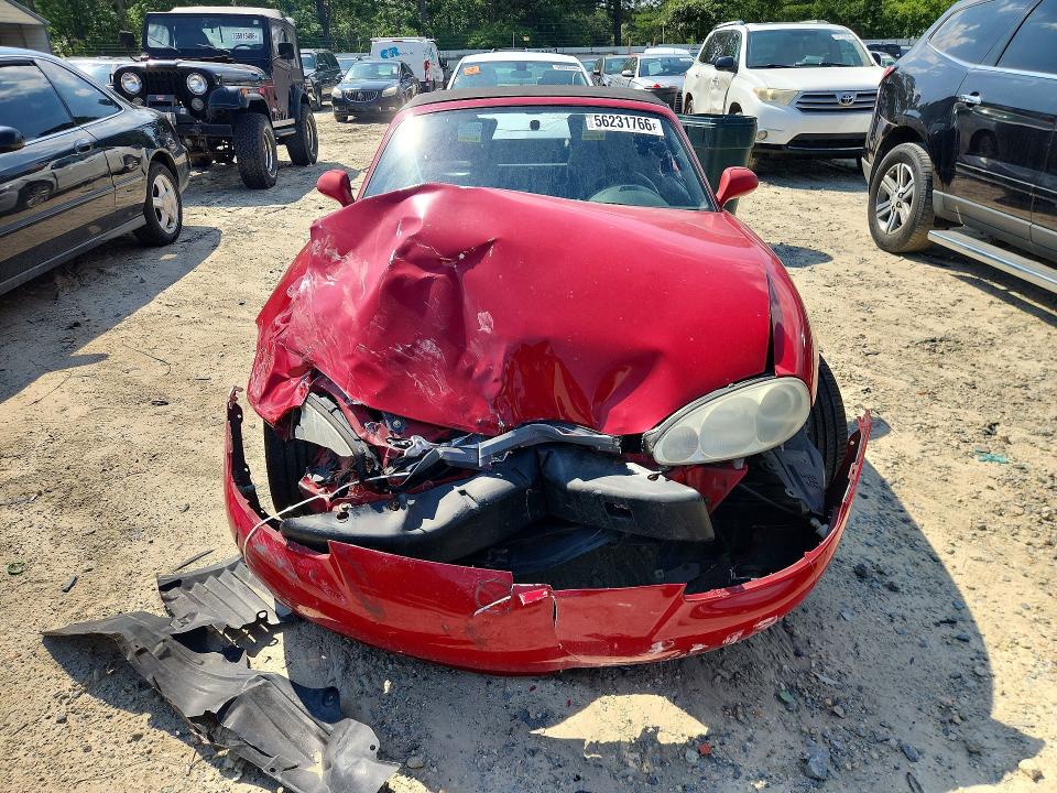 2003 Mazda Mx-5 miata VIN JM1NB353030304423 COPART salvage auction — FRONT END, MD - CERT OF SALVAGE > 75% DAMAGE (P), sold $400 on 2026-07-28 (photo 5)