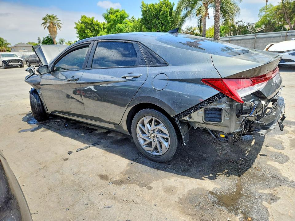 2024 Hyundai Elantra VIN KMHLM4DJ9RU096966 COPART salvage auction — ALL OVER, CA - CERTIFICATE OF TITLE, sold $1,000 on 2026-07-16 (photo 2)
