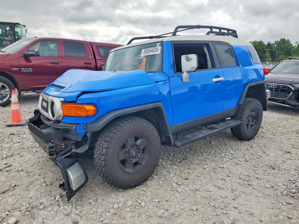 2008 Toyota Fj cruiser VIN JTEBU11F48K038283 — COPART salvage auction photo