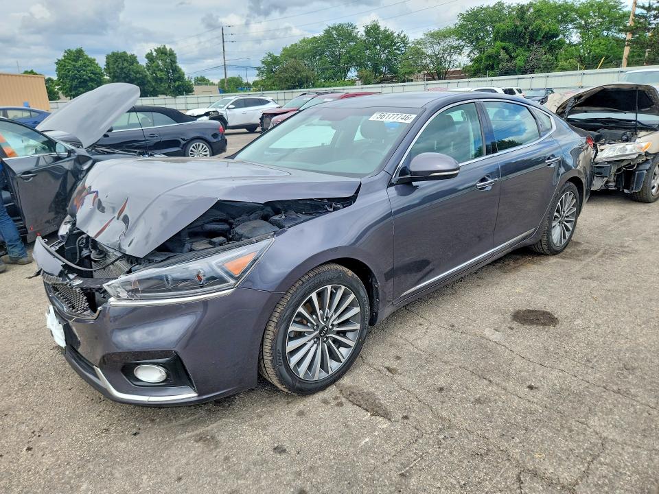 2017 Kia Cadenza VIN KNALC4J15H5058507 COPART salvage auction — FRONT END, Oh - Cert Of Title-Salvage, sold $100 on 2026-07-29 (photo 1)