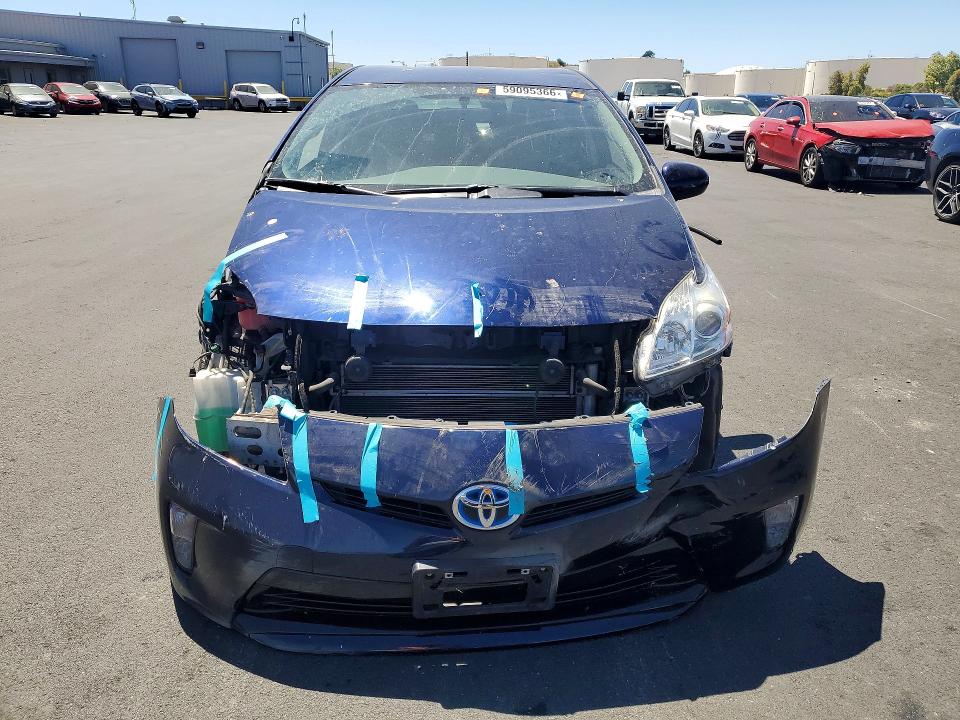 2013 Toyota Prius VIN JTDKN3DU9D1726447 COPART salvage auction — FRONT END, Ca - Salvage Certificate, sold $1,100 on 2026-07-27 (photo 5)
