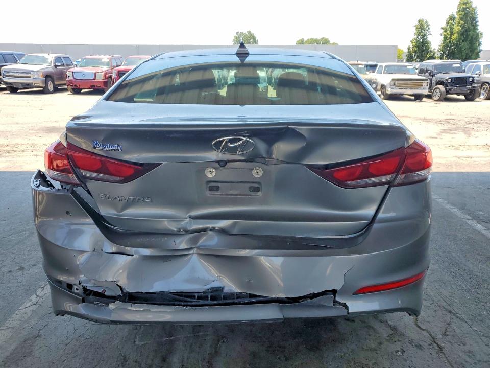 2017 Hyundai Elantra VIN KMHD84LF4HU243246 COPART salvage auction — REAR END, Mt - Dis/Dlr/Exp Only Clean Title, sold $1,800 on 2026-07-16 (photo 6)