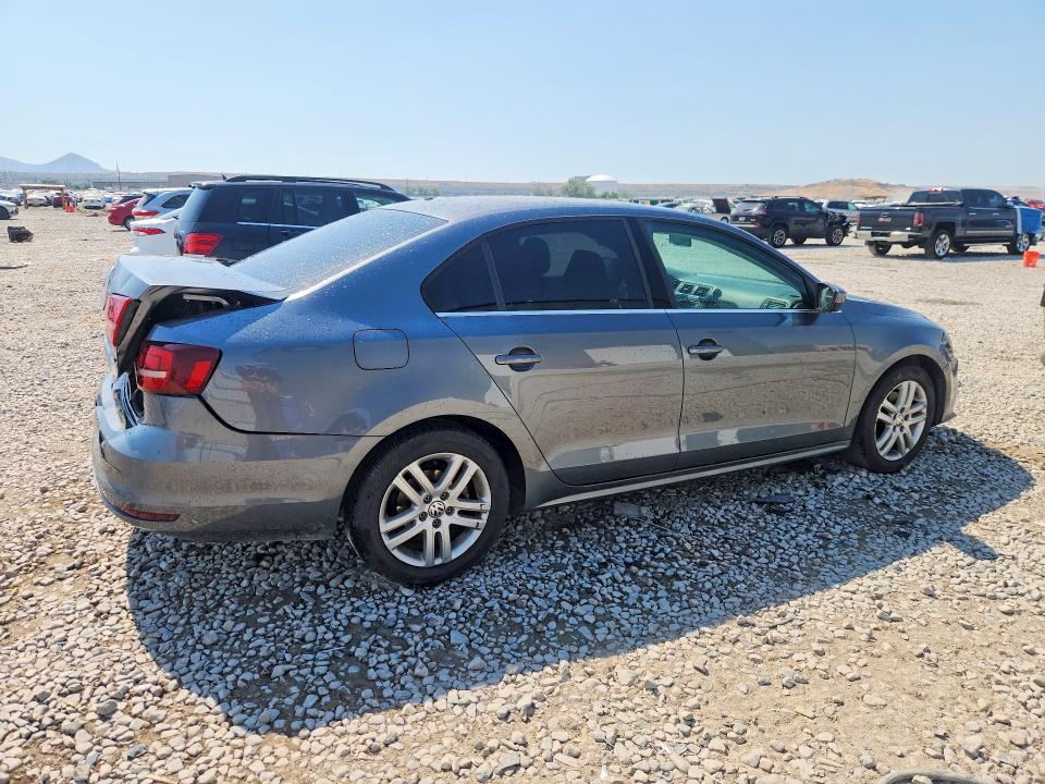 2017 Volkswagen Jetta VIN 3VW2B7AJ8HM253074 COPART salvage auction — REAR END, Ut - Salvage Certificate, sold $550 on 2026-07-24 (photo 3)