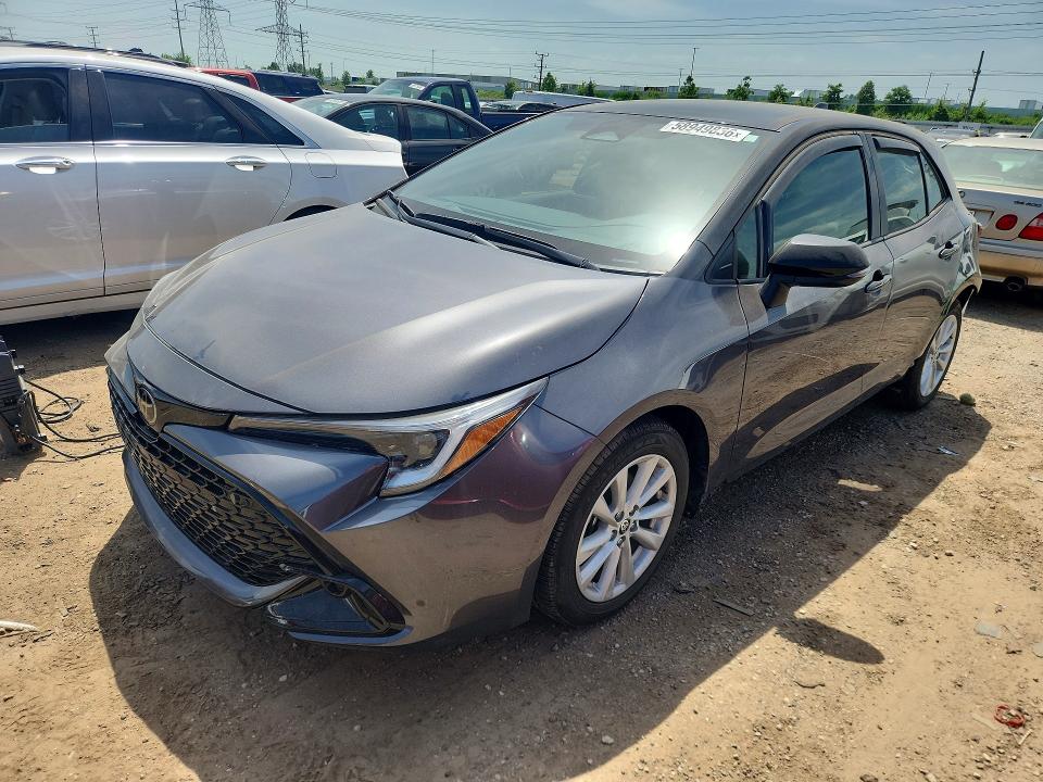 2023 Toyota Corolla VIN JTND4MBE9P3208808 COPART salvage auction — REAR END, Il - Salvage Certificate, sold $300 on 2026-07-28 (photo 1)