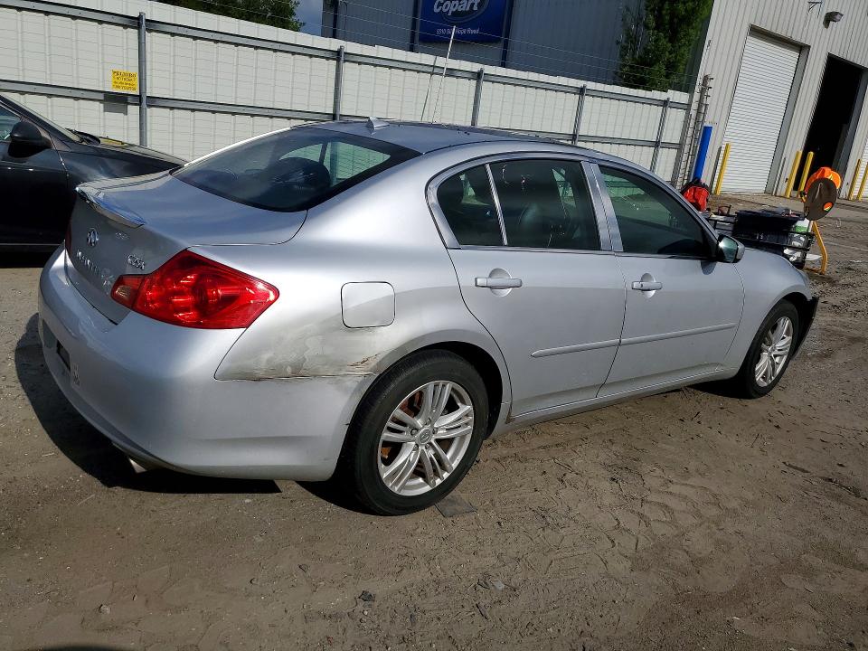 2011 Infiniti G25 VIN JN1DV6ARXBM651850 COPART salvage auction — FRONT END, Ga - Cert Of Title-Salvage, sold $425 on 2026-07-27 (photo 3)