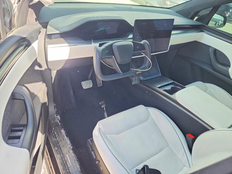 2022 Tesla Model x VIN 7SAXCBE69NF357039 COPART salvage auction — FRONT END, TX - SALVAGE VEHICLE TITLE (P), sold $16,600 on 2026-08-20 (photo 8)