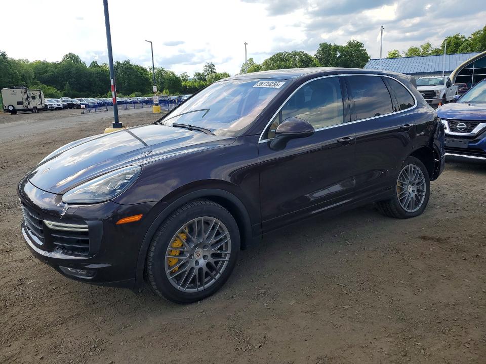 2016 Porsche Cayenne VIN WP1AC2A20GLA88160 COPART salvage auction — REAR END, Ct - Cert Of Title-Salvage, sold $10,200 on 2026-07-02 (photo 1)