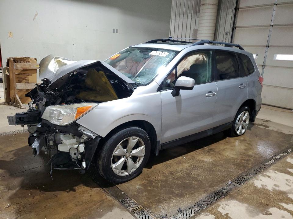 2015 Subaru Forester VIN JF2SJARCXFH417534 COPART salvage auction — FRONT END, Pa - Certificate Of Salvage, sold $400 on 2026-07-16 (photo 1)