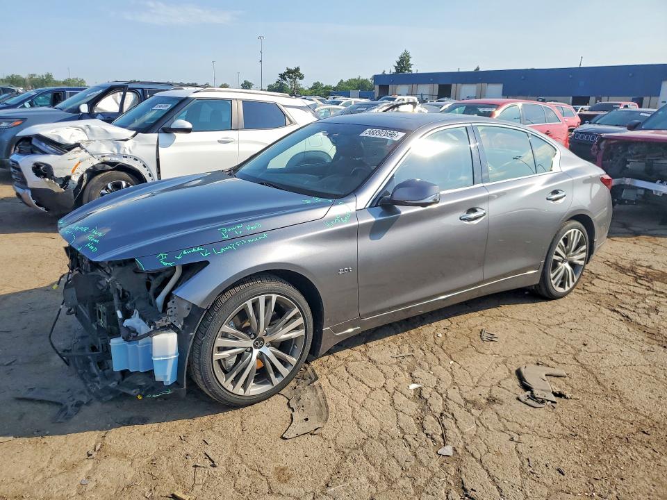 2020 Infiniti Q50 VIN JN1EV7AR5LM252792 — COPART salvage auction photo