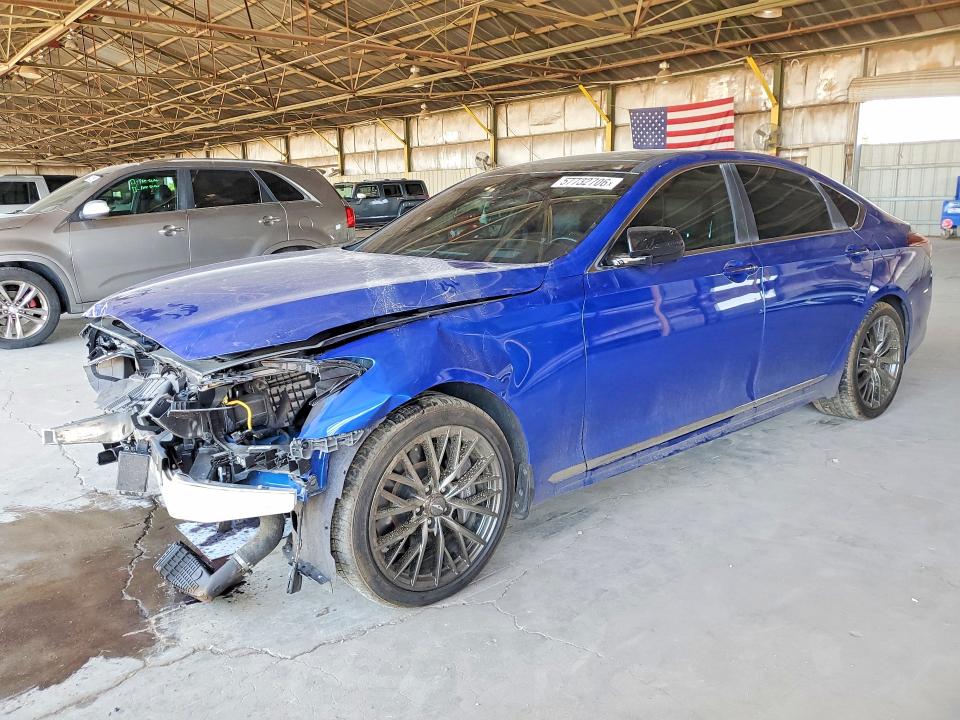 2020 Genesis VIN KMTFN4JB5LU334719 COPART salvage auction — FRONT END, Az - Cert Of Title - Salvage, sold $5,400 on 2026-07-22 (photo 1)