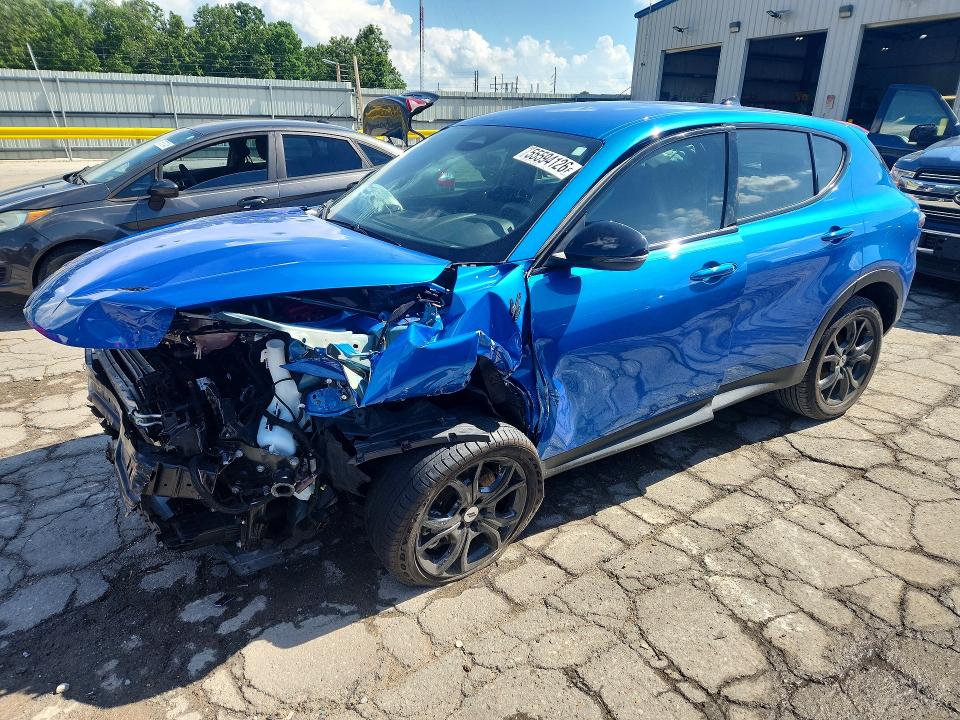 2024 Dodge Hornet VIN ZACNDFAN6R3A25006 COPART salvage auction — FRONT END, Mo - Salvage Certificate Of Title, sold $925 on 2026-08-10 (photo 1)