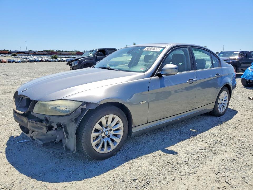 2009 BMW 3er VIN WBAPH57579NL78559 COPART salvage auction — FRONT END, Ca - Salvage Certificate, sold $350 on 2026-07-02 (photo 1)