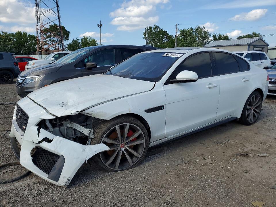 2017 Jaguar Xf VIN SAJBM4BV8HCY38219 COPART salvage auction — FRONT END, Il - Certificate Of Title, sold $1,650 on 2026-07-20 (photo 1)