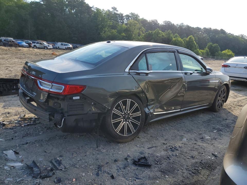 2017 Lincoln Continental VIN 1LN6L9RP1H5607413 COPART salvage auction — REAR END, Fl - Cert Of Title Slvg Rebuildable, sold $450 on 2026-09-01 (photo 3)