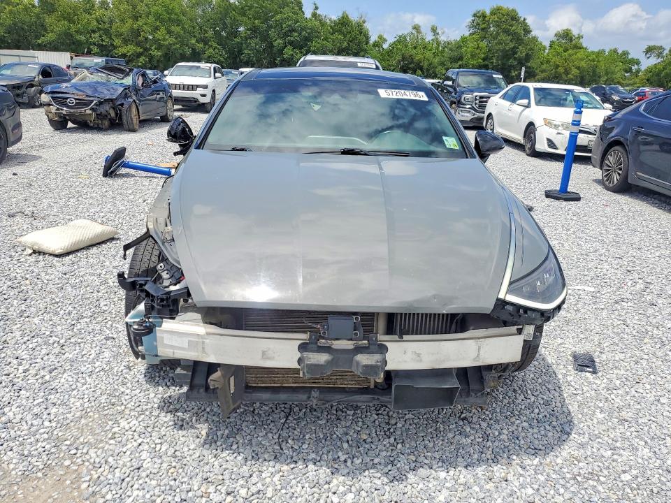 2021 Hyundai Sonata VIN 5NPEJ4J2XMH114218 COPART salvage auction — FRONT END, La - Cert Of Title-Salvage, sold $7,000 on 2026-07-20 (photo 5)
