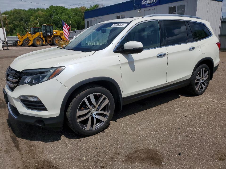 2016 Honda Pilot VIN 5FNYF6H09GB053817 COPART salvage auction — FRONT END, Mn - Cert Of Title-Salvage, sold $3,150 on 2026-07-02 (photo 1)