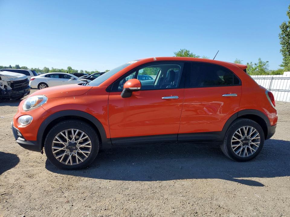 2016 Fiat 500x VIN ZFBCFYCT3GP515918 COPART salvage auction — FRONT END, On - Permit Salvage, sold $1,150 on 2026-07-07 (photo 1)