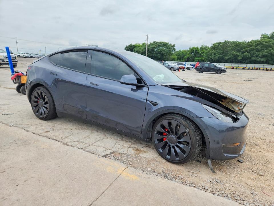 2023 Tesla VIN 7SAYGDEF2PF813695 COPART salvage auction — FRONT END, Ok - Cert Of Title-Salvage, sold $10,000 on 2026-09-08 (photo 4)