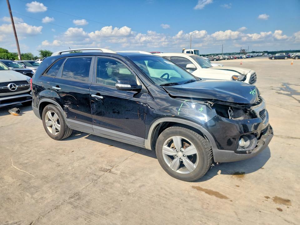 2013 Kia VIN 5XYKU4A28DG356720 COPART salvage auction — FRONT END, Tx - Salvage Vehicle Title, sold $1,450 on 2026-07-13 (photo 4)