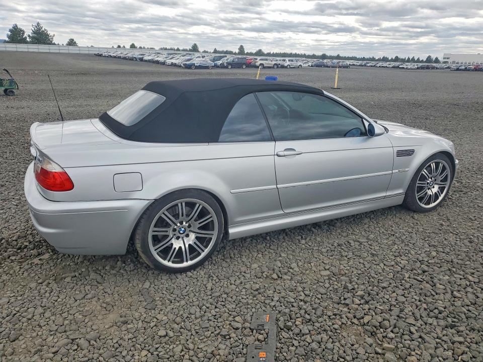 2002 BMW M3 VIN WBSBR93492EX23443 COPART salvage auction — REAR END, WA - BILL OF SALE, sold $3,600 on 2026-07-22 (photo 3)