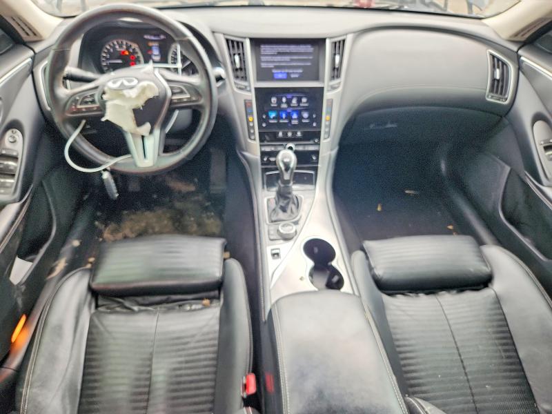 2018 Infiniti Q50 VIN JN1EV7ARXJM444822 COPART salvage auction — FRONT END, Qc - Gravement Accidente, sold $575 on 2026-07-28 (photo 8)