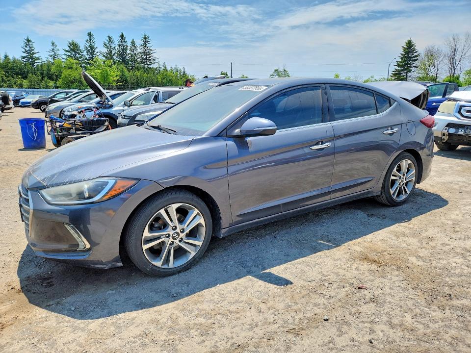2017 Hyundai VIN KMHD84LF9HU193251 COPART salvage auction — REAR END, ON - PERMIT SALVAGE, sold $1,650 on 2026-07-28 (photo 1)