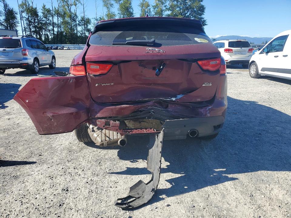 2017 Jaguar F-pace VIN SADCK2BV8HA883609 COPART salvage auction — REAR END, Wa - Bill Of Sale, sold $2,750 on 2026-07-27 (photo 6)