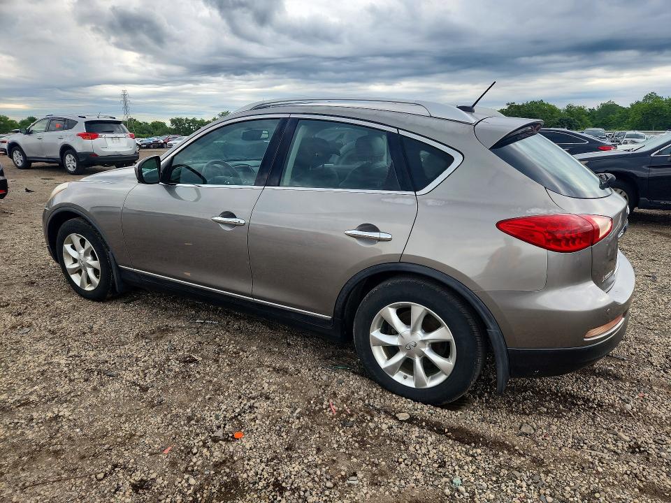 2010 Infiniti Ex VIN JN1AJ0HR6AM751847 COPART salvage auction — FRONT END, Il - Salvage Certificate, sold $975 on 2026-07-31 (photo 2)