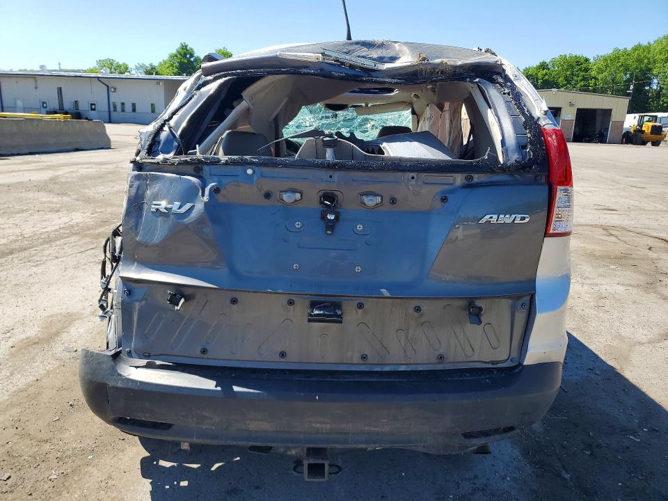 2014 Honda VIN 2HKRM4H77EH601128 COPART salvage auction — ROLLOVER, NY - MV-907A SALVAGE CERTIFICATE, sold $350 on 2026-07-02 (photo 6)