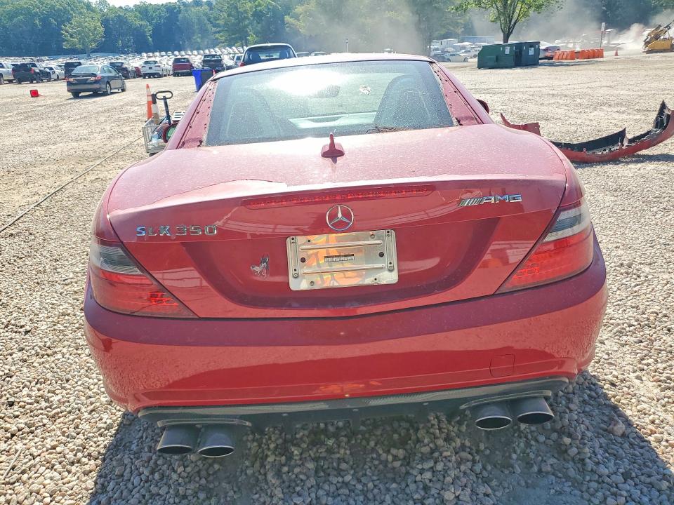 2012 Mercedes-benz Slk-klasse VIN WDDPK5HA9CF006339 COPART salvage auction — FRONT END, Nc - Salvage Certificate Of Title, sold $1,800 on 2026-07-31 (photo 6)