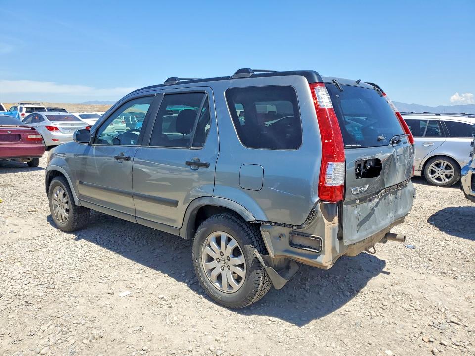 2006 Honda Cr-v VIN JHLRD78806C045349 COPART salvage auction — REAR END, Ut - Salvage Certificate, sold $1,100 on 2026-07-07 (photo 2)