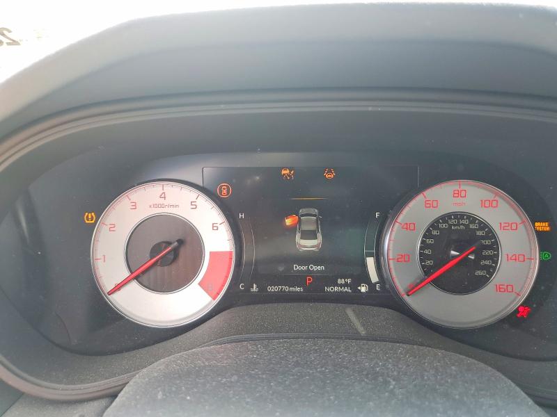 2023 Acura Tlx VIN 19UUB5F59PA005375 COPART salvage auction — FRONT END, Salvage Title, sold $7,500 on 2026-08-18 (photo 9)