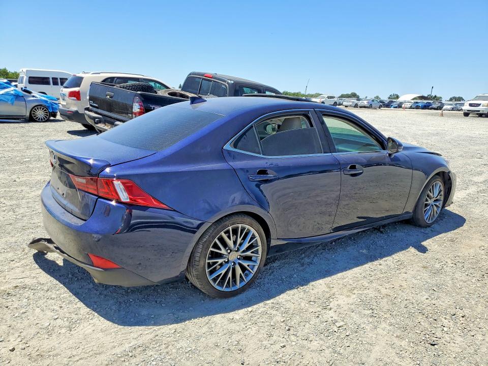 2015 Lexus Is 250 VIN JTHBF1D25F5060536 COPART salvage auction — FRONT END, Ca - Salvage Certificate, sold $400 on 2026-07-21 (photo 3)