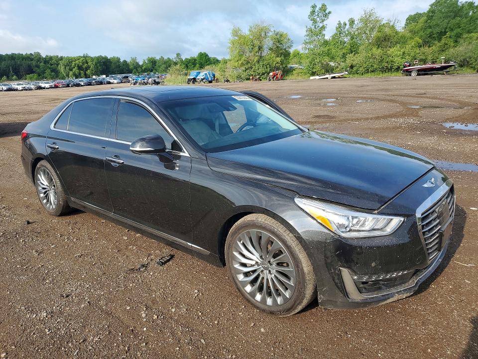 2019 Genesis G90 VIN KMTF54JH6KU064080 COPART salvage auction — SIDE, Oh - Cert Of Title-Salvage, sold $7,900 on 2026-07-13 (photo 4)