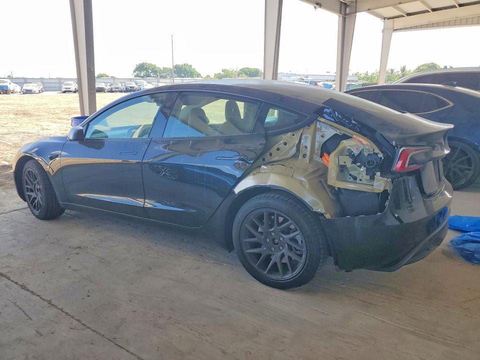 2024 Tesla Model 3 VIN 5YJ3E1EA1RF825470 COPART salvage auction — REAR END, Salvage Title, sold $12,500 on 2026-07-22 (photo 2)