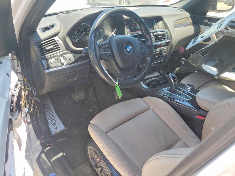 2016 BMW X3 VIN 5UXWX9C55G0D72947 COPART salvage auction — FRONT END, GA - CERT OF TITLE-SALVAGE, sold $4,100 on 2026-07-27 (photo 8)
