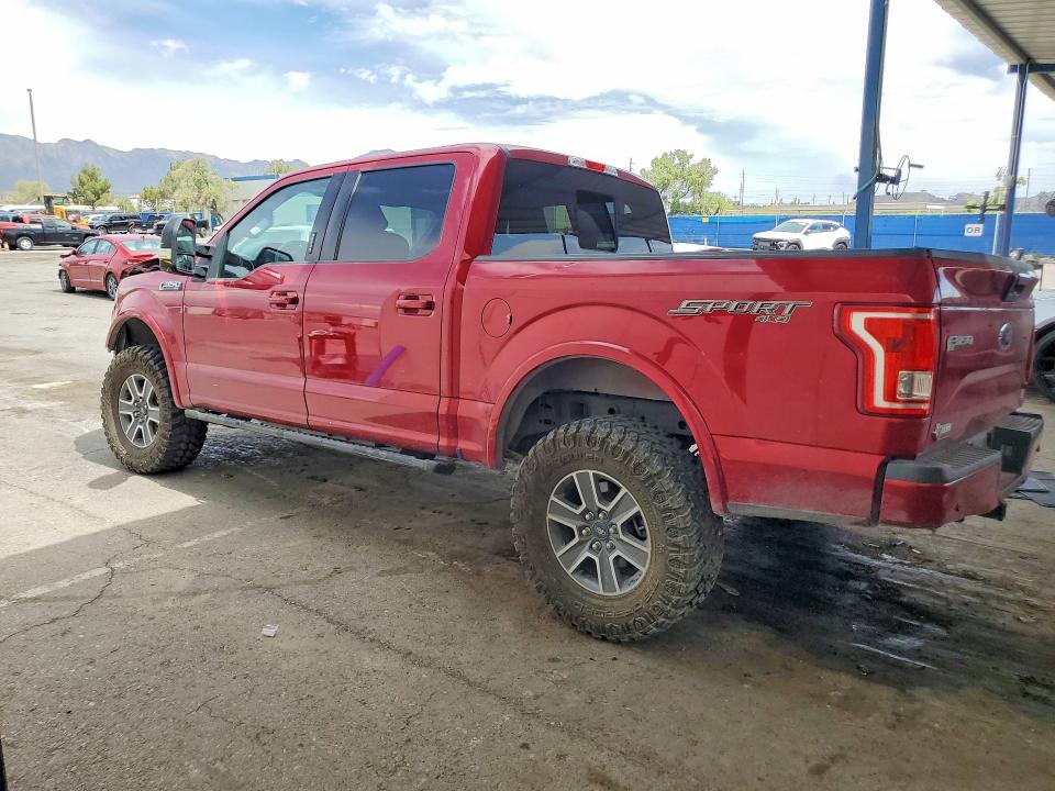 2017 Ford VIN 1FTEW1EF4HKC03531 COPART salvage auction — FRONT END, TX - SALVAGE VEHICLE TITLE, sold $4,650 on 2026-07-31 (photo 2)